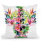 Skull Tower Throw Pillow By Riza Peker 