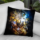 Owl Throw Pillow By Riza Peker 
