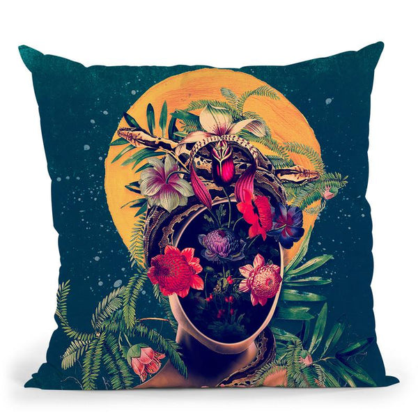 Oxygen Throw Pillow By Riza Peker 
