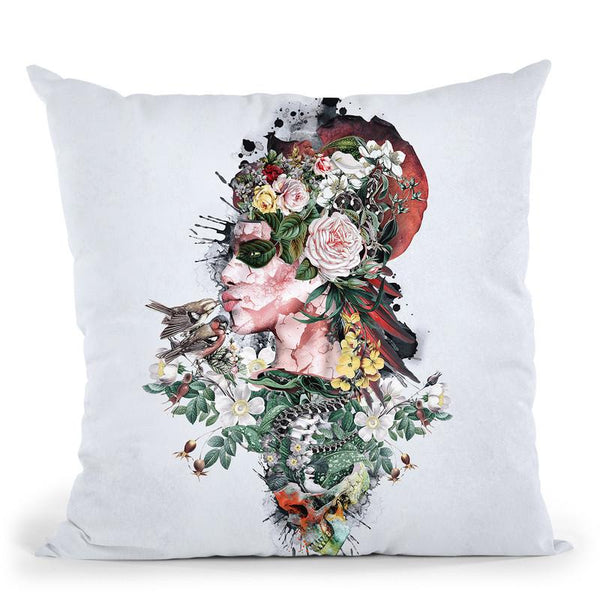 Queen Of Nature Throw Pillow By Riza Peker 