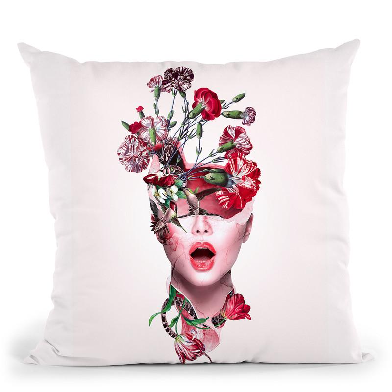 Revive Throw Pillow By Riza Peker 