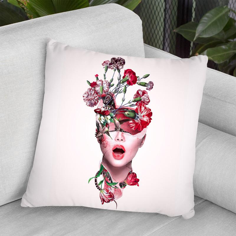 Revive Throw Pillow By Riza Peker 