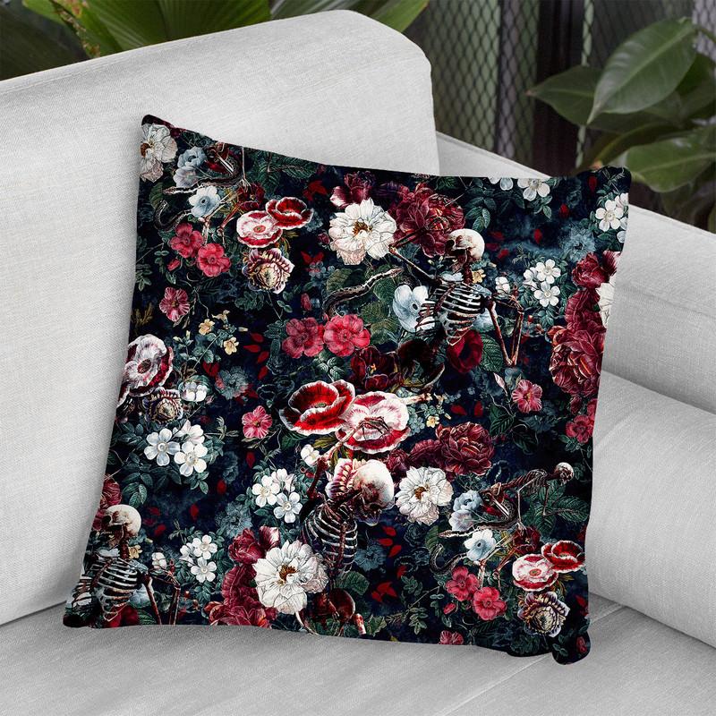 Skeleton Zone Ii Throw Pillow By Riza Peker 