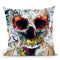 Skull Abstract Throw Pillow By Riza Peker 