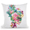 Skull Vi Throw Pillow By Riza Peker 