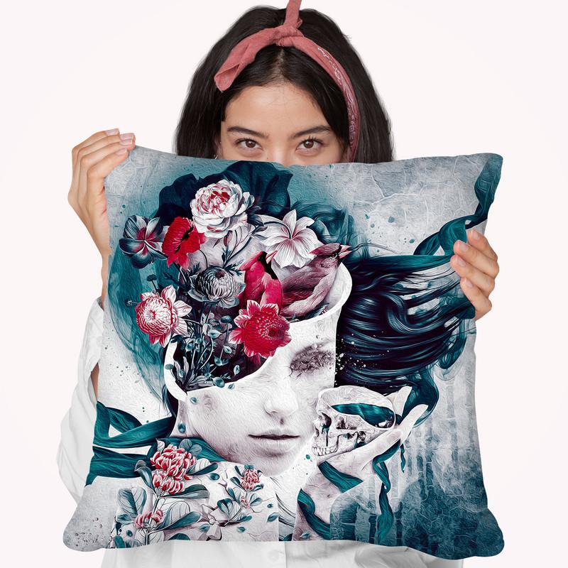 Solitude Throw Pillow By Riza Peker 
