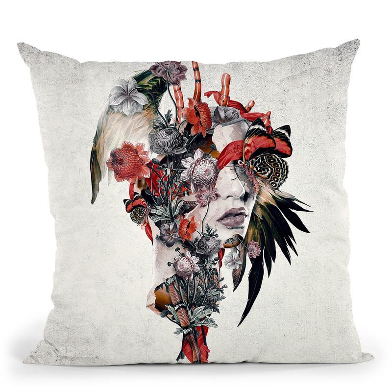 Surreal Woman Ii Throw Pillow By Riza Peker 