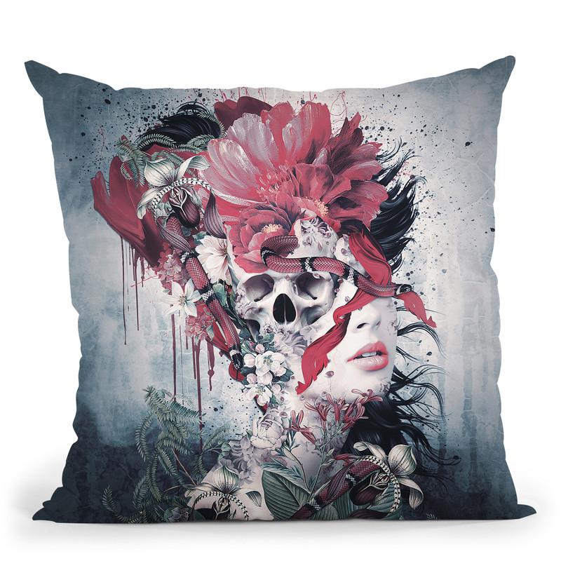 Surreal Woman Throw Pillow By Riza Peker 