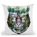 Tigerpsd Throw Pillow By Riza Peker 