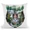 Tigerpsd Throw Pillow By Riza Peker 