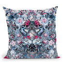 Twin Skulls Throw Pillow By Riza Peker 