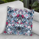Twin Skulls Throw Pillow By Riza Peker 