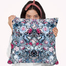 Twin Skulls Throw Pillow By Riza Peker 
