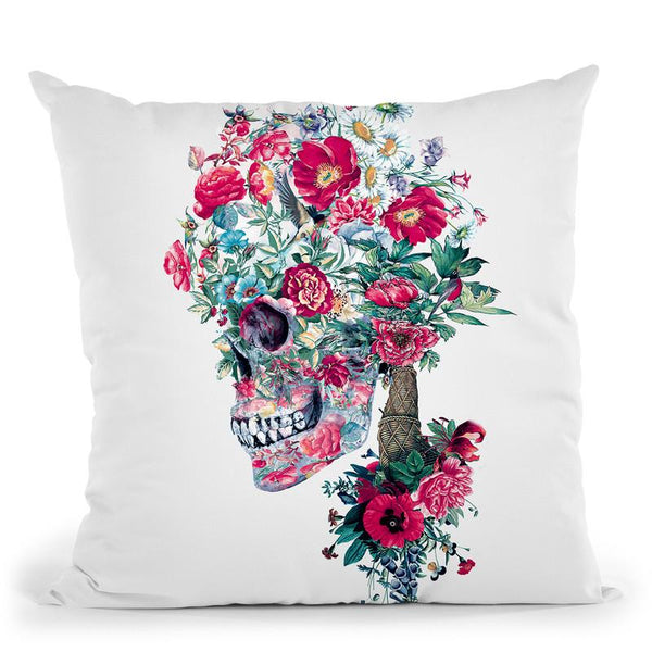Skull Xiii Throw Pillow By Riza Peker 