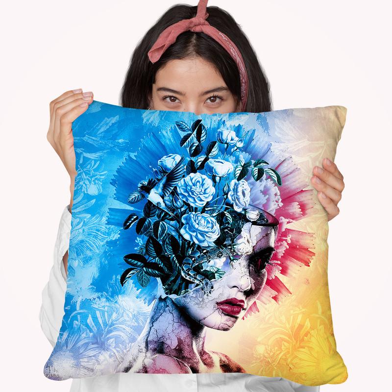 Witch Throw Pillow By Riza Peker 
