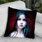 Woman With Rose Throw Pillow By Riza Peker 