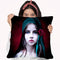 Woman With Rose Throw Pillow By Riza Peker 