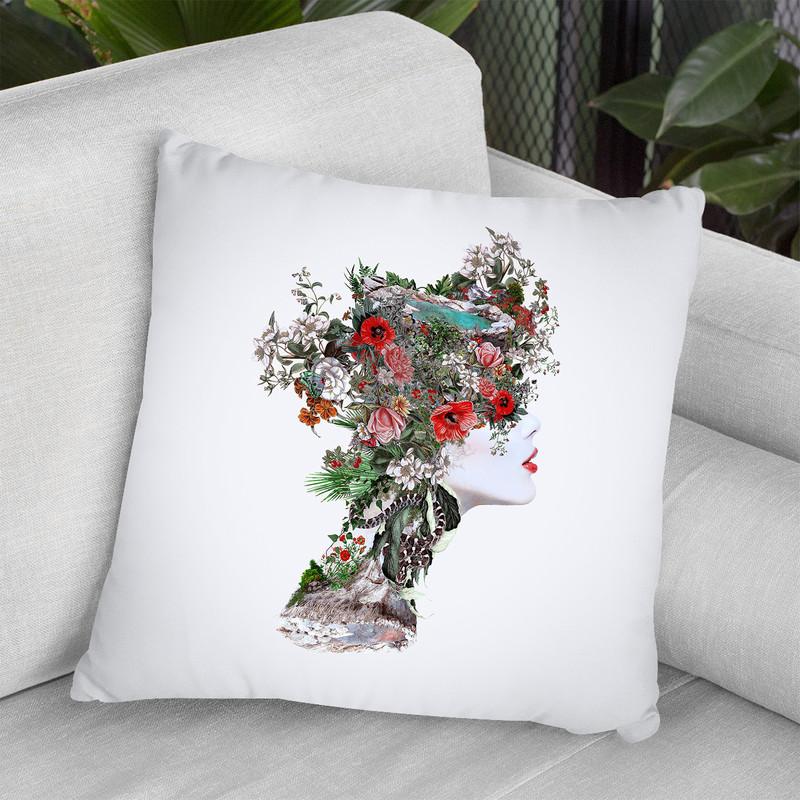 Womanii Throw Pillow By Riza Peker 