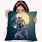 Yellow Moon Throw Pillow By Riza Peker 