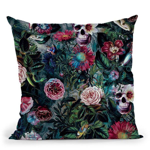 Poisonous Forest Throw Pillow By Riza Peker 