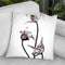 Skull Throw Pillow By Riza Peker 