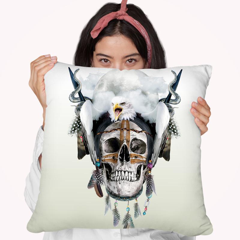 Wild Spirit Iii Throw Pillow By Riza Peker 