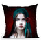 Women Potrait2 Throw Pillow By Riza Peker 