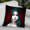 Women Potrait2 Throw Pillow By Riza Peker 