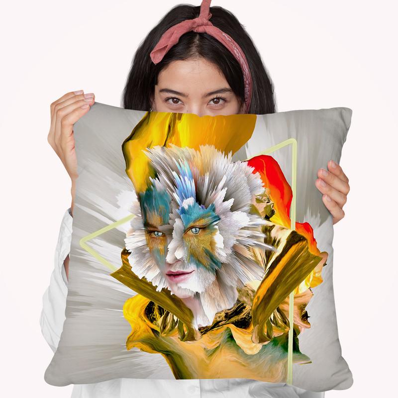 Evolution Throw Pillow By Riza Peker 