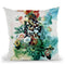 Bird In Flowers Throw Pillow By Riza Peker 