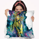Horse Chained Beauty Throw Pillow By Riza Peker 