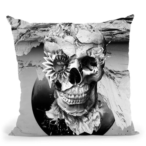 Skeleton I Throw Pillow By Riza Peker 