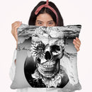 Skeleton I Throw Pillow By Riza Peker 