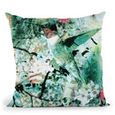 Hummingbird Throw Pillow By Riza Peker 
