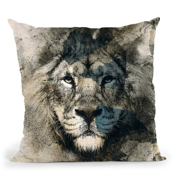 Lion Camouflage Throw Pillow By Riza Peker 
