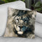 Lion Camouflage Throw Pillow By Riza Peker 