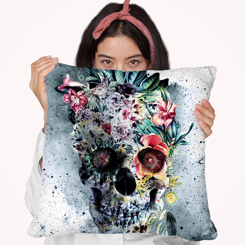 Memento Te Hominem Esse Throw Pillow By Riza Peker 