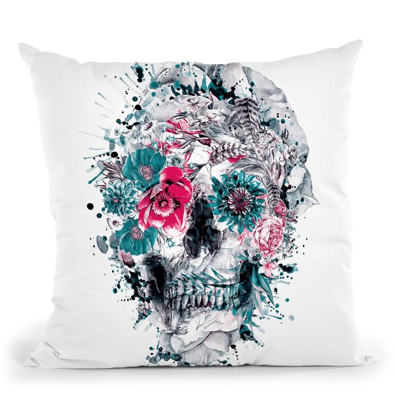 Momento Mori Ix Throw Pillow By Riza Peker 