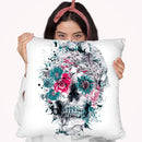Momento Mori Ix Throw Pillow By Riza Peker 