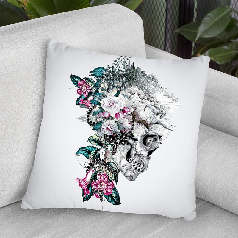 Momento Mori Rv Throw Pillow By Riza Peker 