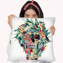 Momento Mori V Throw Pillow By Riza Peker 