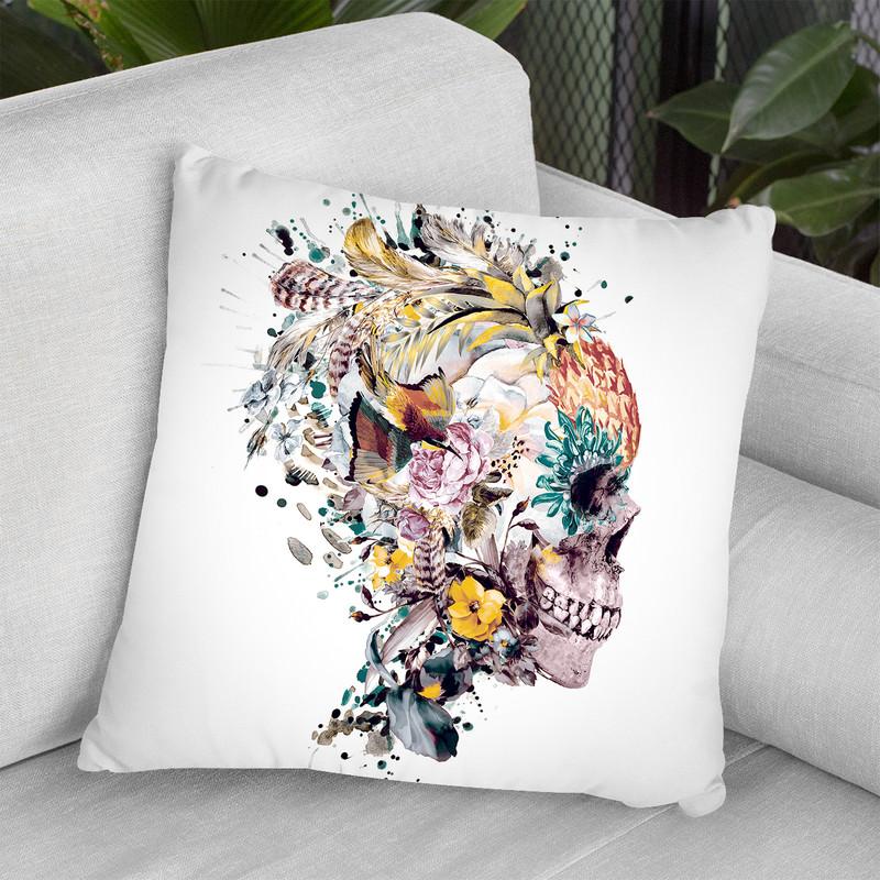 Momento Mori Vii Throw Pillow By Riza Peker 