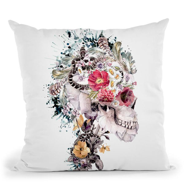Momento Mori X Throw Pillow By Riza Peker 