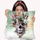 Nature Skull Ii Throw Pillow By Riza Peker 