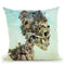 Nature Skull Throw Pillow By Riza Peker 