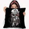 Owl - Red Eye Throw Pillow By Riza Peker 