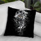 Owl Bw Throw Pillow By Riza Peker 