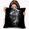 Owl Bw Throw Pillow By Riza Peker 