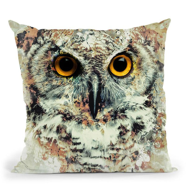 Owl Ii Throw Pillow By Riza Peker 
