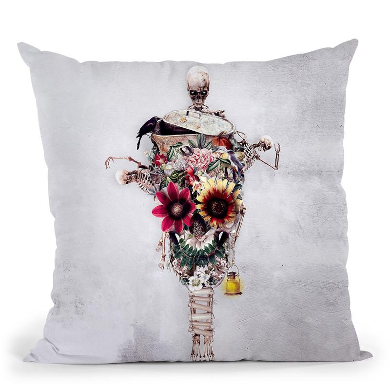 Scarecrow Throw Pillow By Riza Peker 